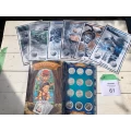 1999 The Adventures of Zachary and Penny Money - Book and Coin Set - With 12 Millenium 25 cents
