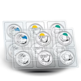 2011 Canadian 25-Cent Legendary Nature 12-Coin Circulation Pack