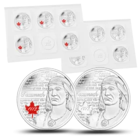 2012 Canadian 25-Cent Tecumseh 10-Coin Circulation Pack