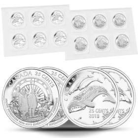 2013 Canadian 25-Cent Arctic Expedition 12-Coin Circulation Pack