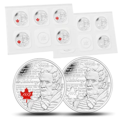 2013 Canadian 25-Cent Salaberry 10-Coin Circulation Pack