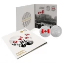 2015 Canadian 25-Cent National Flag 50 Years Collector Card