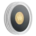 2019 (1979-) Canadian 25-Cent Gold Maple Leaf 40th Anniv 0.5g Pure Gold Coin