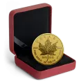 2019 (1979-) Canadian 25-Cent Gold Maple Leaf 40th Anniv 0.5g Pure Gold Coin
