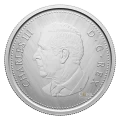 2024 Canada 25-Cent Tribute: W Mint Mark - Caribou Quarter Pure Silver Coin