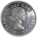 1960 Canadian 25-Cent Caribou Silver Quarter Coin (Brilliant Uncirculated)