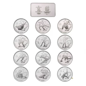 2010 Canada 25¢ Vancouver – Sterling Silver Circulation Wafer and Coin Set