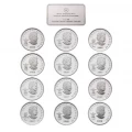 2010 Canada 25¢ Vancouver – Sterling Silver Circulation Wafer and Coin Set