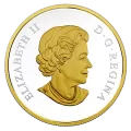 2018 Canadian $25 Tecumseh's Birth 250th Anniv 1 oz Fine Silver & Gold-plated Piedfort Coin