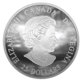 2019 (1969-) Canadian $25 Apollo 11 Moon Landing 50th Anniv Fine Silver Convex Coin