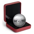 2019 (1969-) Canadian $25 Apollo 11 Moon Landing 50th Anniv Fine Silver Convex Coin