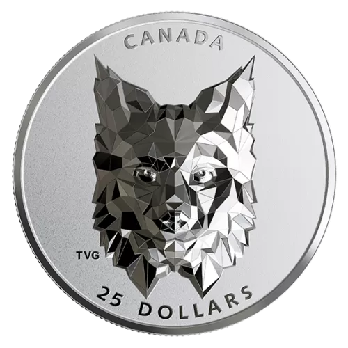 2020 Canadian $25 Multifaceted Animal Head: Lynx - 1 oz Fine Silver Extraordinarily-High Relief Coin