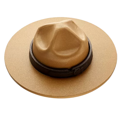 2020 (1920-) Canadian $25 Classic RCMP Mountie Hat 100th Anniv 1.5 oz Fine Silver Gold-plated Coin