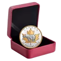 2020 Canadian $25 Timeless Icons: Polar Bear - 1 oz Fine Silver Gold-plated Piedfort Coin