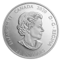 2020 Canadian $25 Toronto Raptors 25th Season - 1 oz Fine Silver Coloured Coin