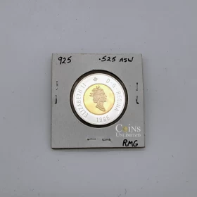 1996 Canada $2 Polar Bear Toonie Piedfort Sterling Silver Coin