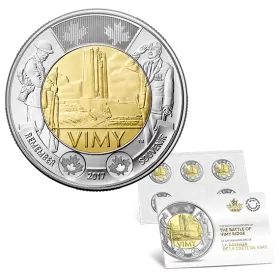 2017 Canadian $2 The Battle of Vimy Ridge 100th Anniv Remembrance 5-Coin Circulation Pack