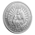 2023 Canadian $5 First Strikes: The Majestic Polar Bear and Cubs - 1 oz Fine Silver Bullion Coin