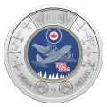 2024 (1924-) Canada $2 RCAF 100th Anniversary of the Royal Canadian Air Force Colourized Toonie Special Wrap Coin Roll