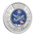 2024 (1924-) Canada $2 RCAF 100th Anniversary of the Royal Canadian Air Force Colourized Toonie Coin (Brilliant Uncirculated)