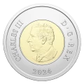 2024 (1924-) Canada $2 RCAF 100th Anniversary of the Royal Canadian Air Force Colourized Toonie Coin (Brilliant Uncirculated)