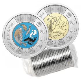 2024 Canada $2 Celebrating Inuit Nunangat Colourized Toonie Original Mixed Coin Roll
