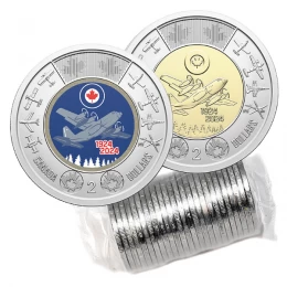 2024 (1924-) Canada $2 RCAF 100th Anniversary of the Royal Canadian Air Force Original Mixed Coin Roll