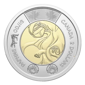 2025 Canada $2 Celebrating the Life and Art of Daphne Odjig Non-Colourized Coin (Brilliant Uncirculated)