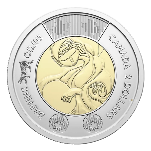 2025 Canada $2 Celebrating the Life and Art of Daphne Odjig Non-Colourized Coin (Brilliant Uncirculated)