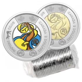 2025 Canada $2 Celebrating the Life and Art of Daphne Odjig Original Mixed Coin Roll