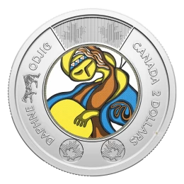 2025 Canada $2 Celebrating the Life and Art of Daphne Odjig Colourized Coin (Brilliant Uncirculated)