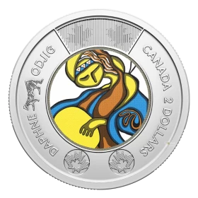 2025 Canada $2 Celebrating the Life and Art of Daphne Odjig Colourized Coin (Brilliant Uncirculated)
