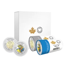 2025 Canada $2 Celebrating the Life and Art of Daphne Odjig Special Wrap Roll Box Set