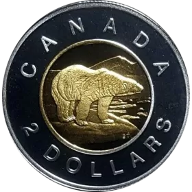 1997 Canadian $2 Polar Bear Toonie Proof Coin