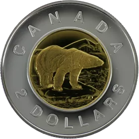 2000 Canadian $2 Polar Bear Toonie Proof Coin
