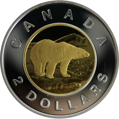 2002 (1952-) Canadian $2 Polar Bear Toonie Proof Coin