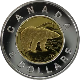 2003 Canadian $2 Polar Bear Toonie Proof Coin