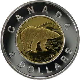 2003 Canadian $2 Polar Bear Toonie Proof Coin