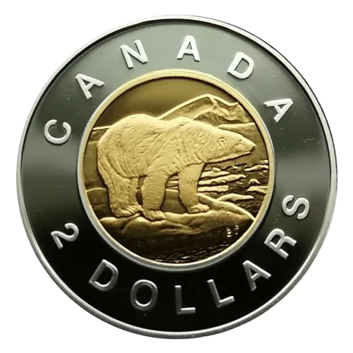 2004 Canadian $2 Polar Bear Toonie Proof Coin