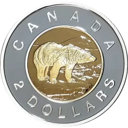 2008 Canadian $2 Polar Bear Toonie Proof Coin