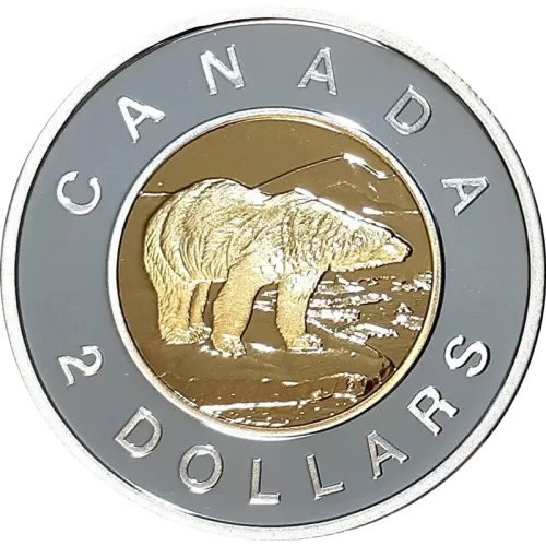 2008 Canadian $2 Polar Bear Toonie Proof Coin