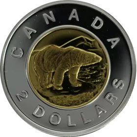 2009 Canadian $2 Polar Bear Toonie Proof Coin