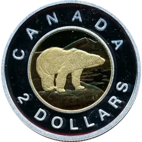 2012 Canadian $2 Polar Bear Toonie Proof Coin