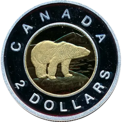 2012 Canadian $2 Polar Bear Toonie Proof Coin