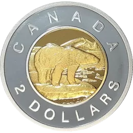 2013 Canadian $2 Polar Bear Toonie Proof Coin