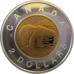 2014 Canadian $2 Polar Bear Toonie Proof Coin