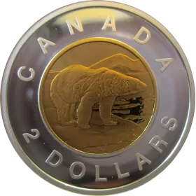 2014 Canadian $2 Polar Bear Toonie Proof Coin