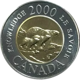 2000 Canadian $2 Path of Knowledge Toonie Specimen Coin