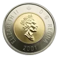 2001 Canadian $2 Polar Bear Toonie Specimen Coin