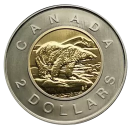 2004 Canadian $2 Polar Bear Toonie Specimen Coin